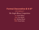 Formal Decorative B 6 Professional